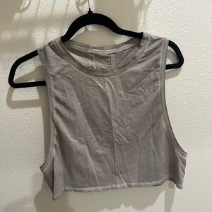 lululemon athletica Gray Crop Top - s/m